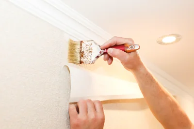 Pose de papier peint à Ranrupt — revêtements muraux et toiles de verre